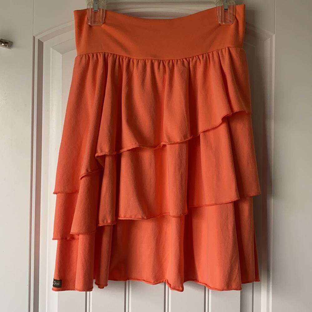 Coral Matilda Jane Tiered Skirt - Picture 3 of 5